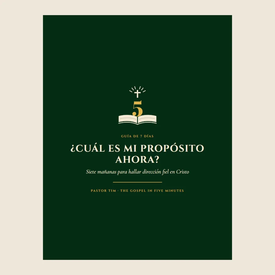 ¿Cuál es mi propósito ahora?