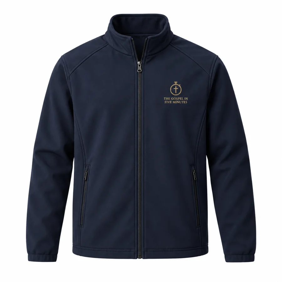 The Gospel In Five Minutes Columbia Softshell Jacket